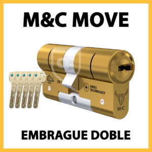 Bombín M&C MOVE laton dorado