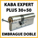 Kaba Expert Plus 30x50 niquel LAM embrague doble 5 llaves largas