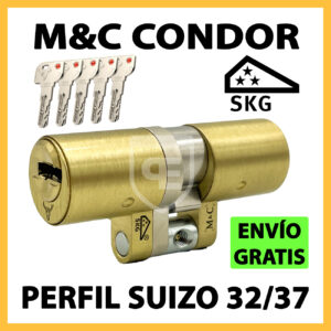 M&C Condor Perfil Suizo Bombín redondo 32/37