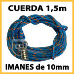 Cuerda de 1,5m con Imanes para recoger tornillos
